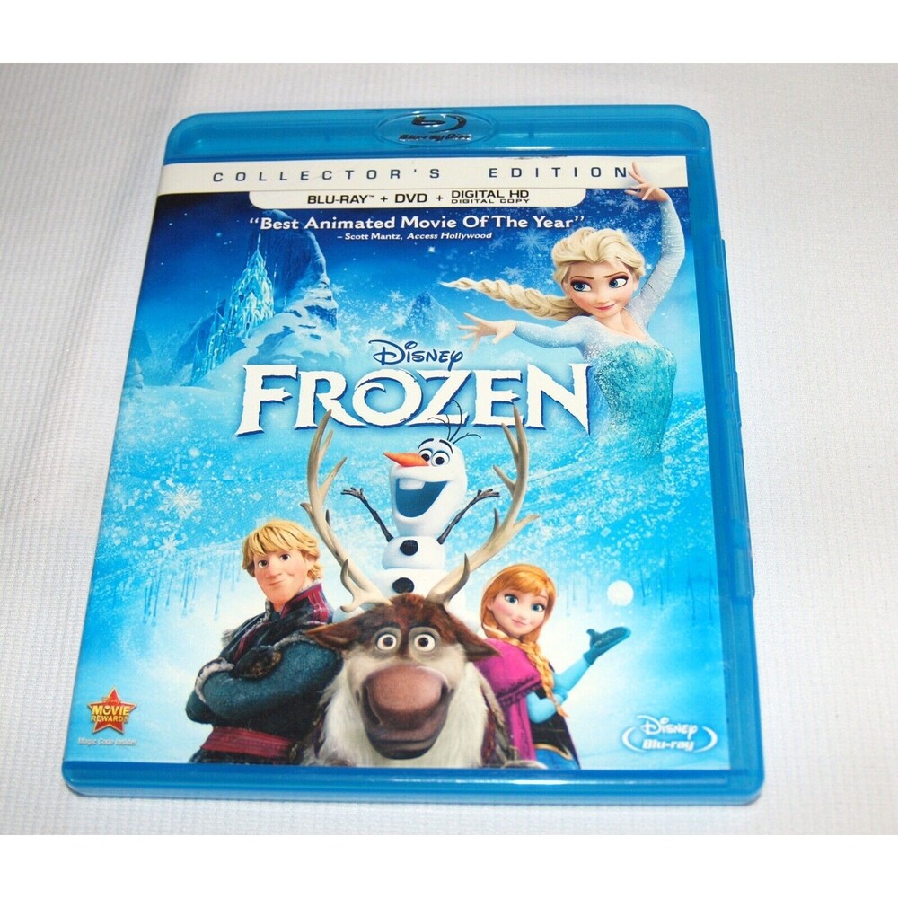 Frozen Blu Ray Disney with bonus materials